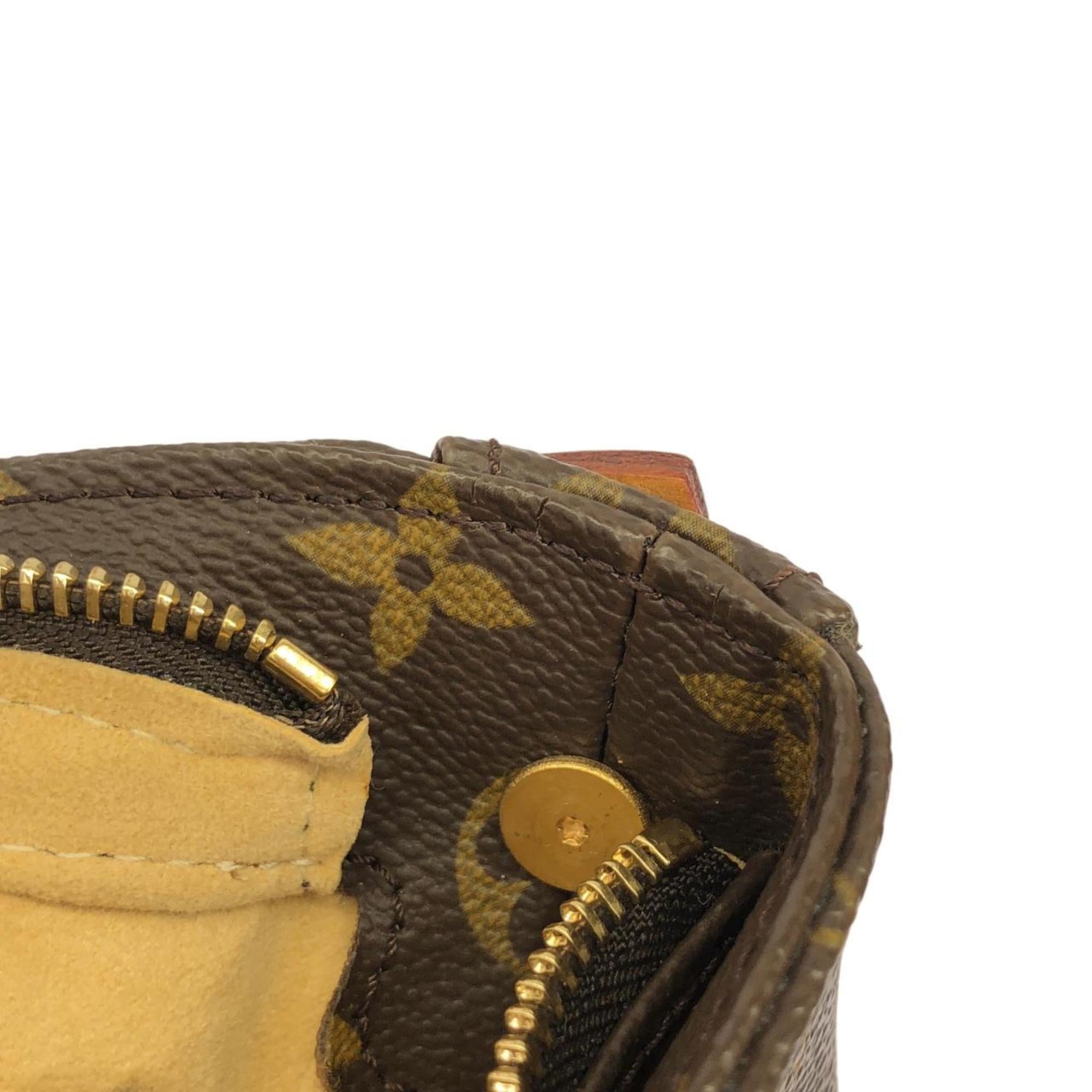 Louis Vuitton Monogram Marron Coated Canvas Shoulder Bag