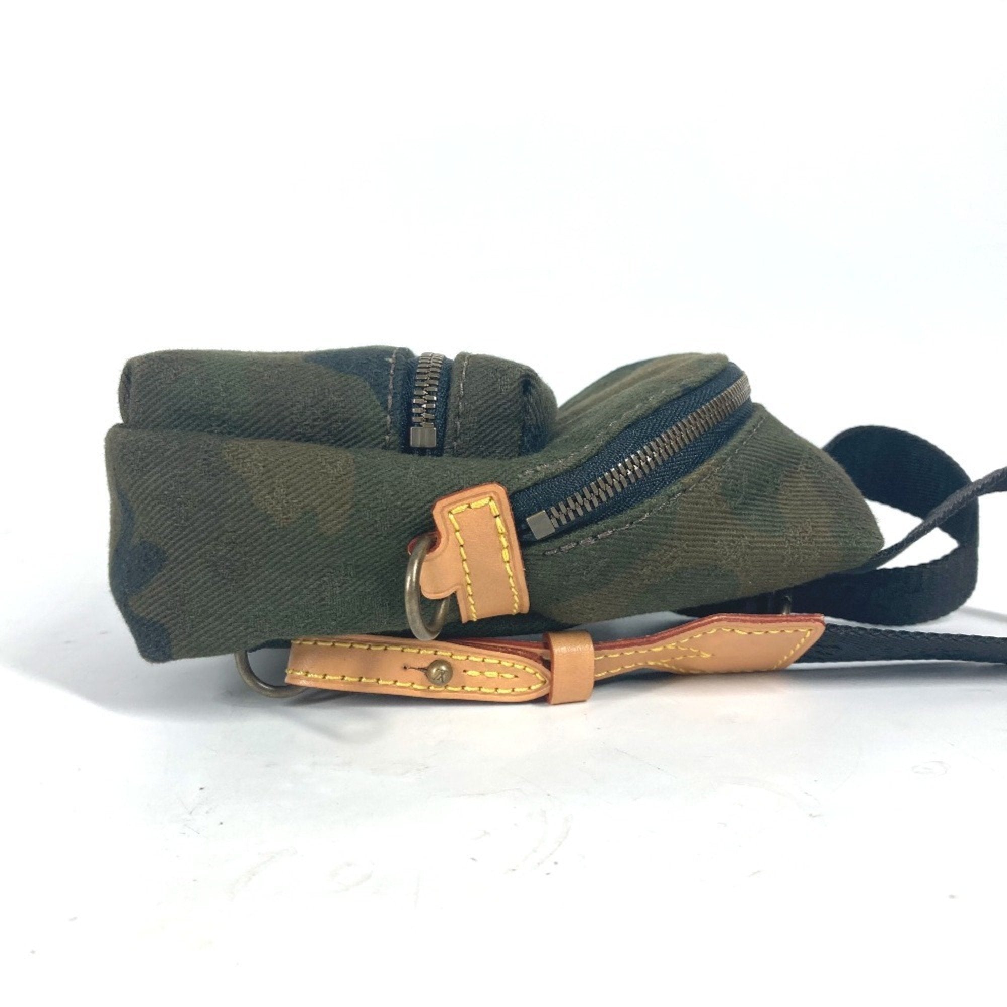 Louis Vuitton Camouflage Green Canvas Backpack
