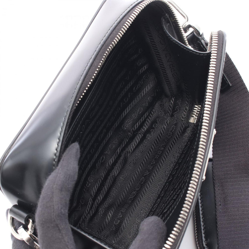 Prada Black Leather Shoulder Bag