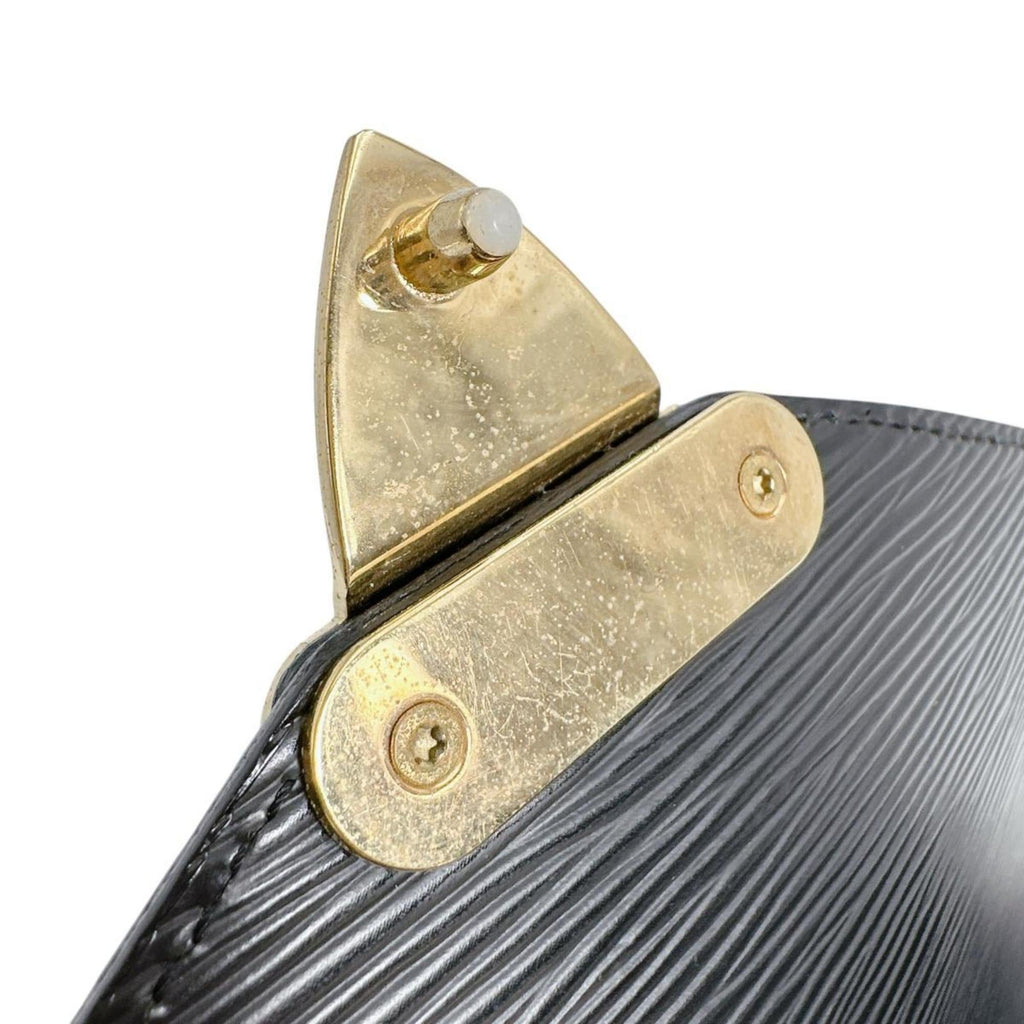 Louis Vuitton Black Epi Leather Handbag Shoulder Bag