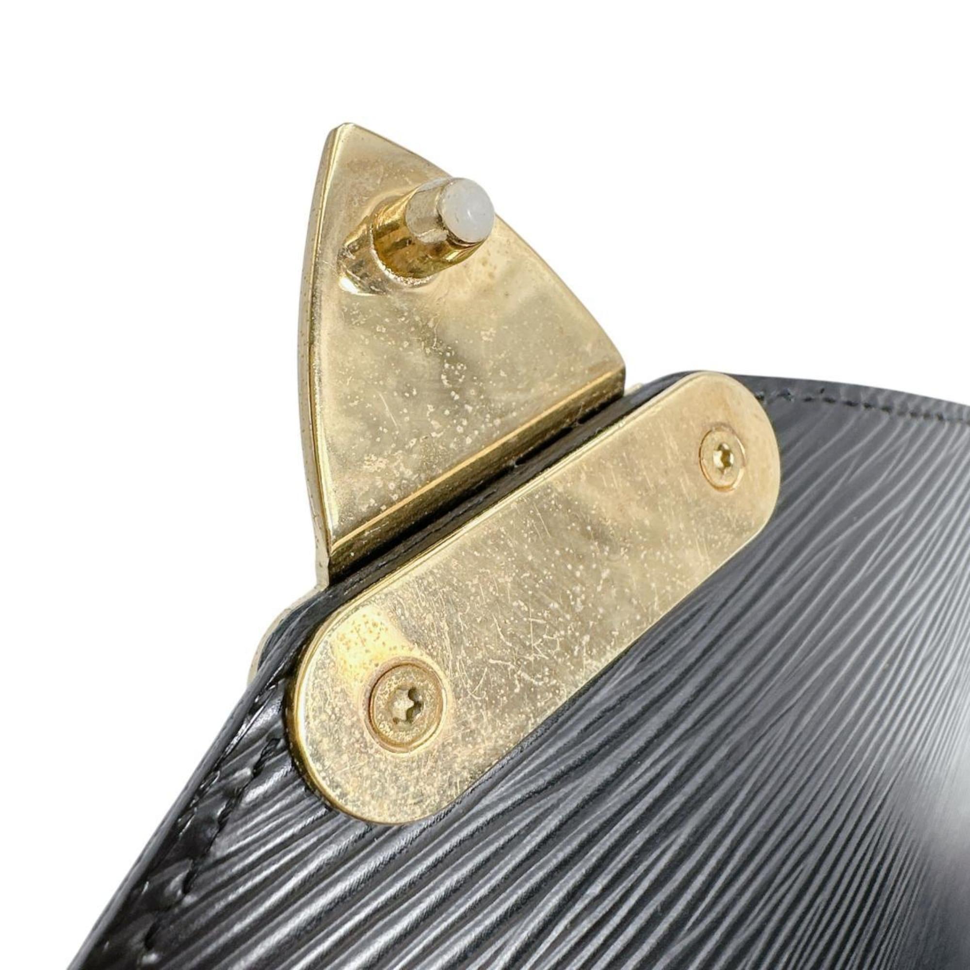Louis Vuitton Black Epi Leather Handbag Shoulder Bag