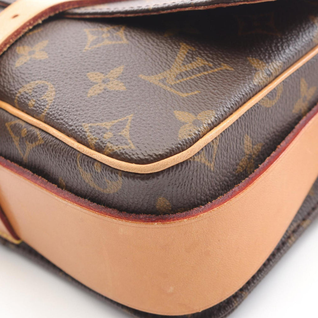 Louis Vuitton Brown Coated Canvas Pvc Leather Monogram Shoulder Bag