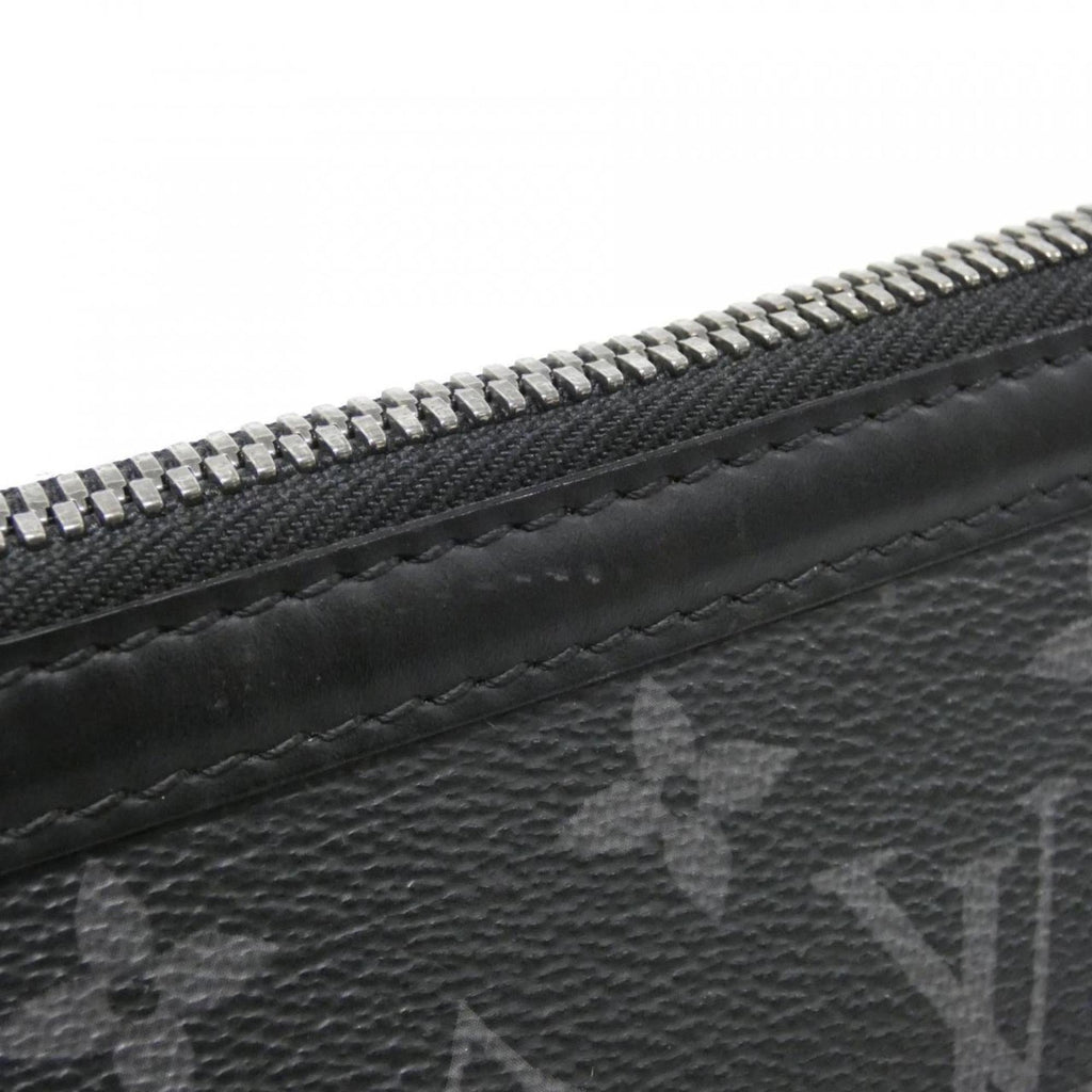 Louis Vuitton Black Coated Canvas Shoulder Bag