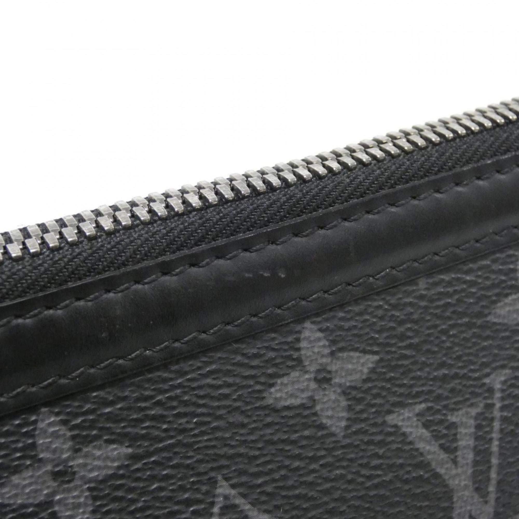 Louis Vuitton Black Coated Canvas Shoulder Bag