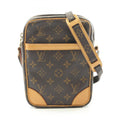Louis Vuitton Brown Monogram Coated Canvas Leather Shoulder Bag