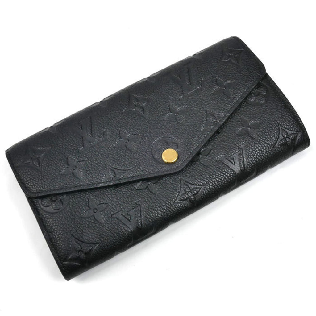 Louis Vuitton Black Monogram Empreinte Long Wallet