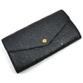 Louis Vuitton Black Monogram Empreinte Long Wallet
