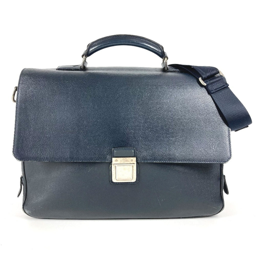 Louis Vuitton Boreal Navy Taiga Leather Handbag Shoulder Bag