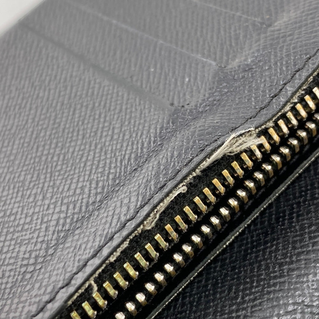 Louis Vuitton Black Noir Leather Long Wallet