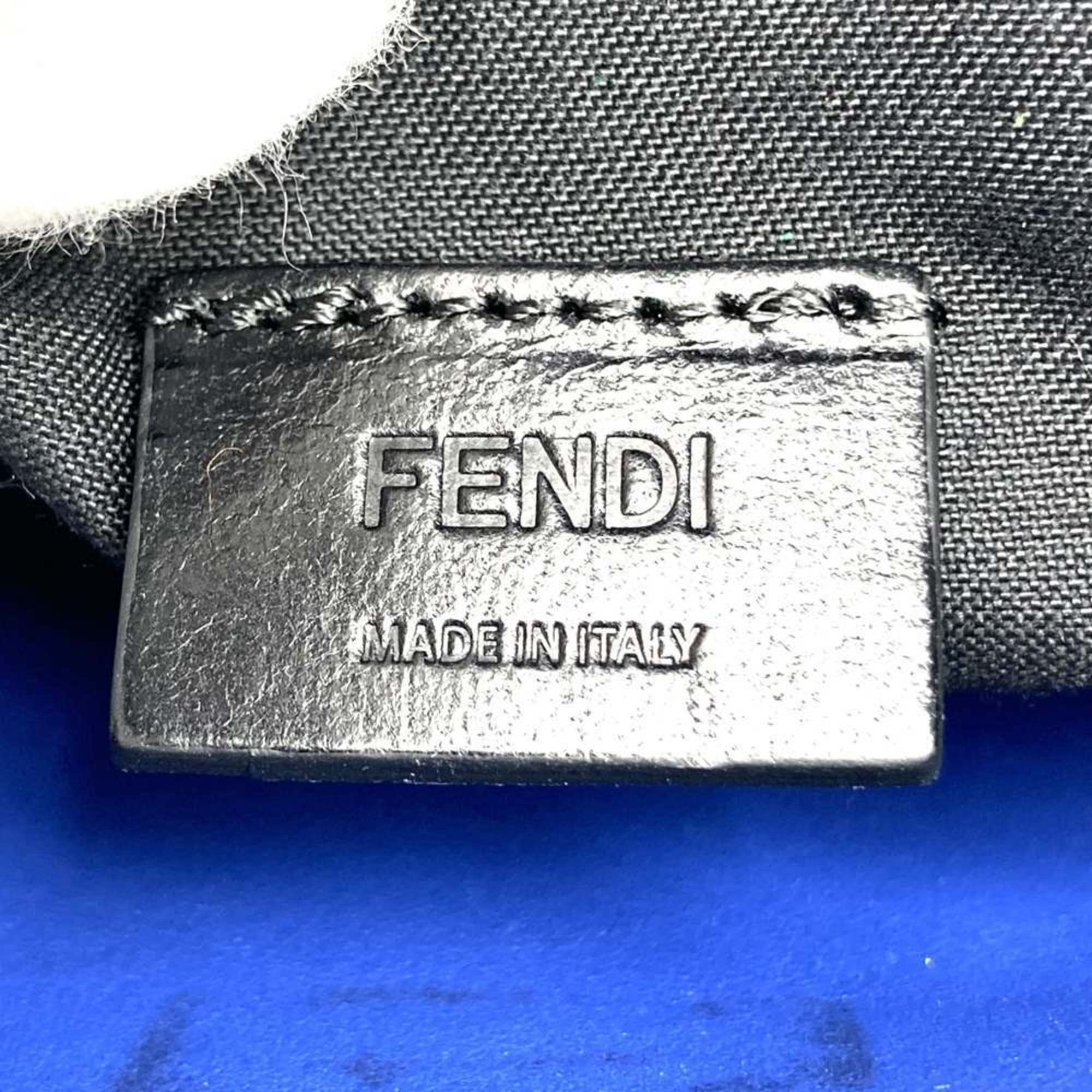 Fendi Blue Leather Clutch Bag Pouch