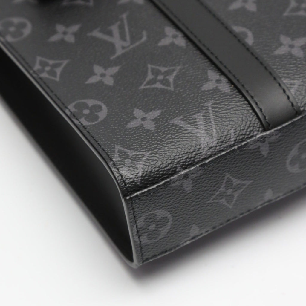 Louis Vuitton Black Monogram Eclipse Canvas Shoulder Bag Tote Bag