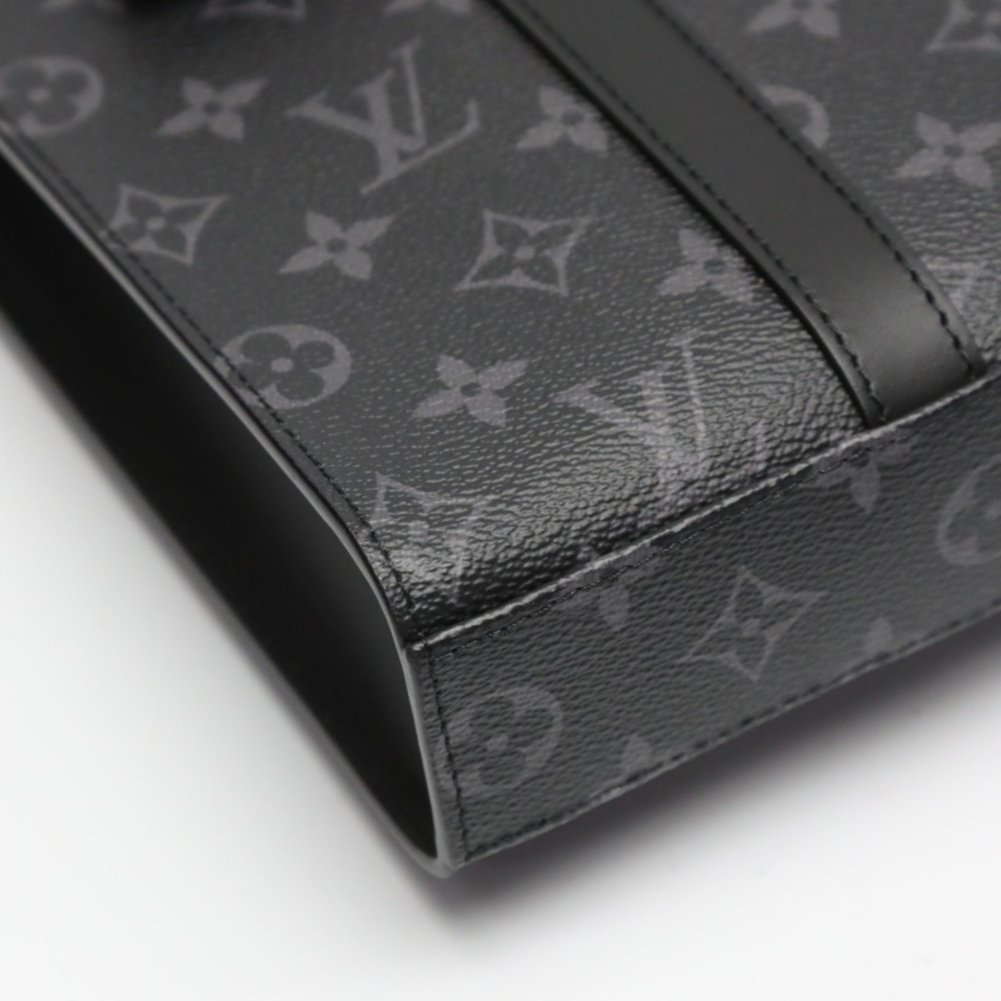 Louis Vuitton Black Monogram Eclipse Canvas Shoulder Bag Tote Bag