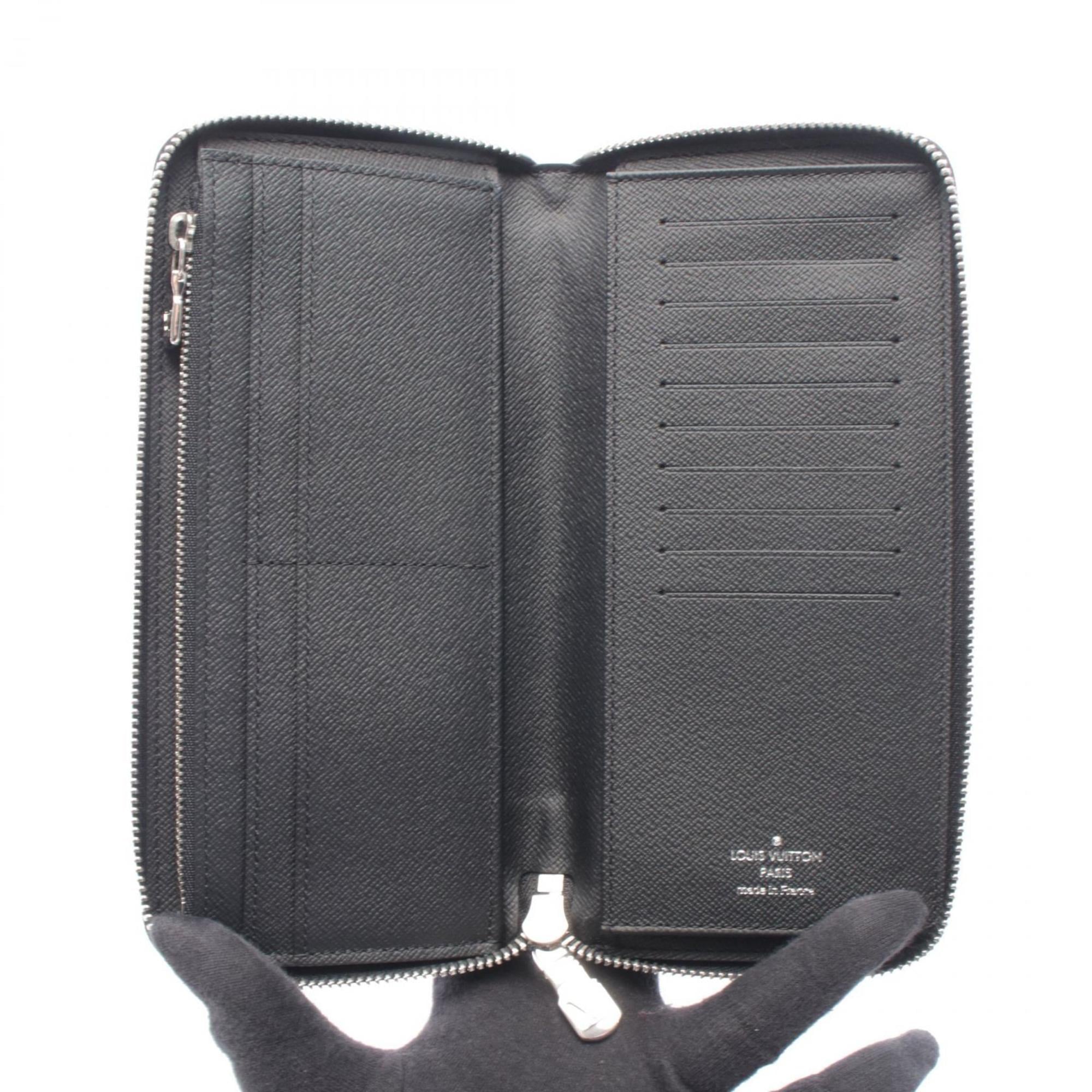 Louis Vuitton Black Noir Epi Leather Long Wallet