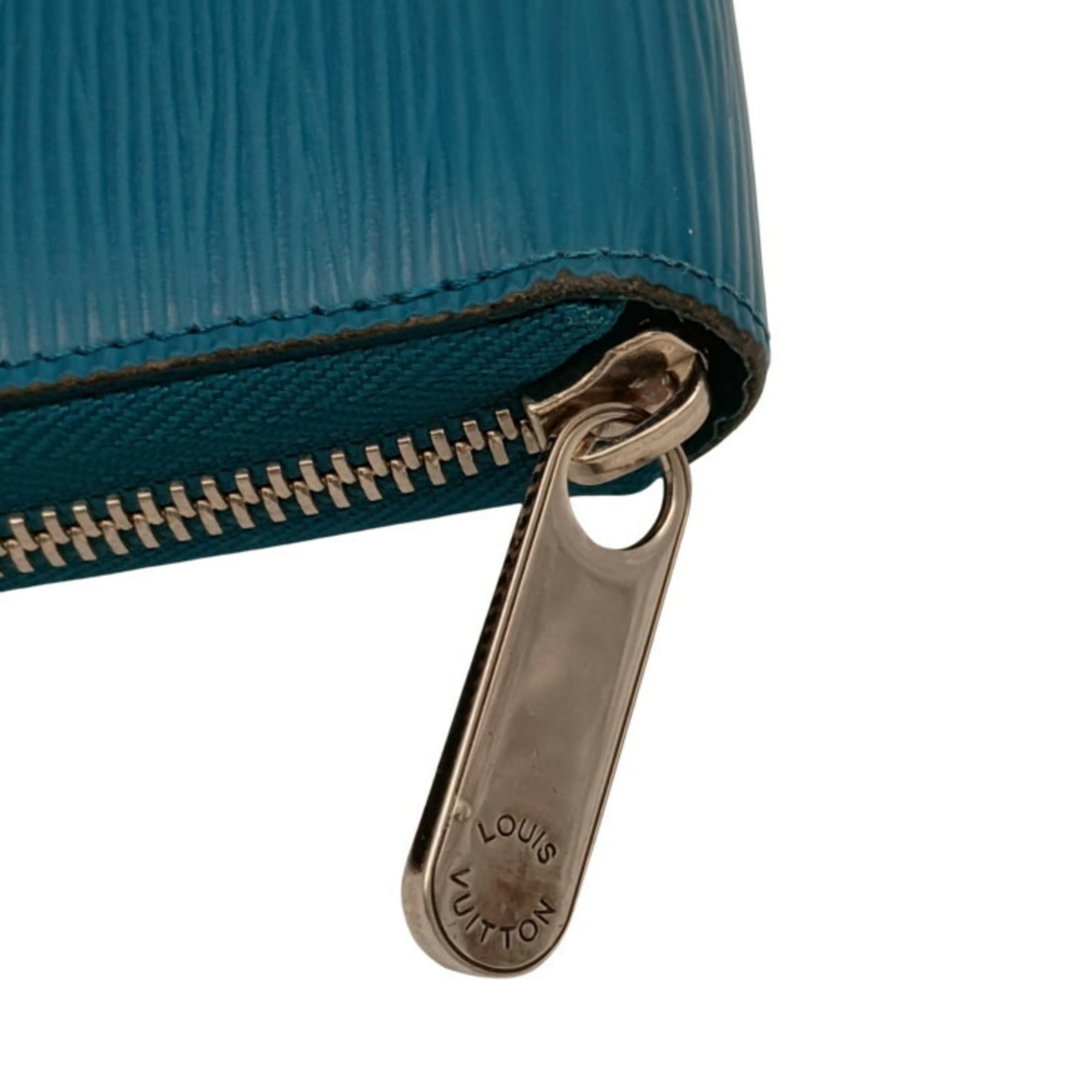 Louis Vuitton Epi Blue Cyan Epi Leather Long Wallet