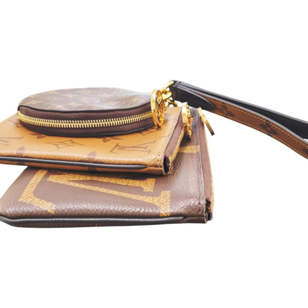 Louis Vuitton Brown Monogram Monogram Pochette Pouch