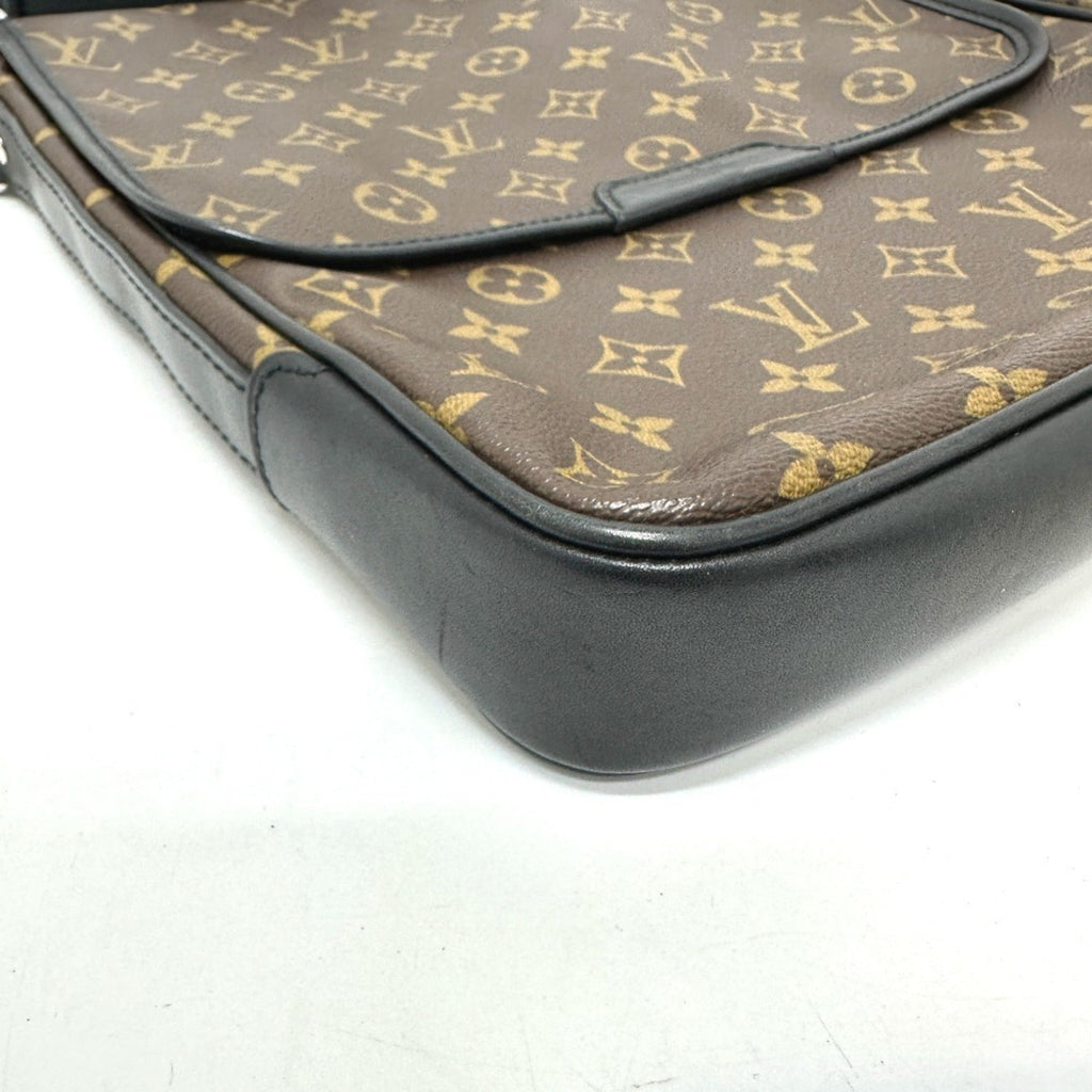 Louis Vuitton Monogram Macassar Black Brown Shoulder Bag