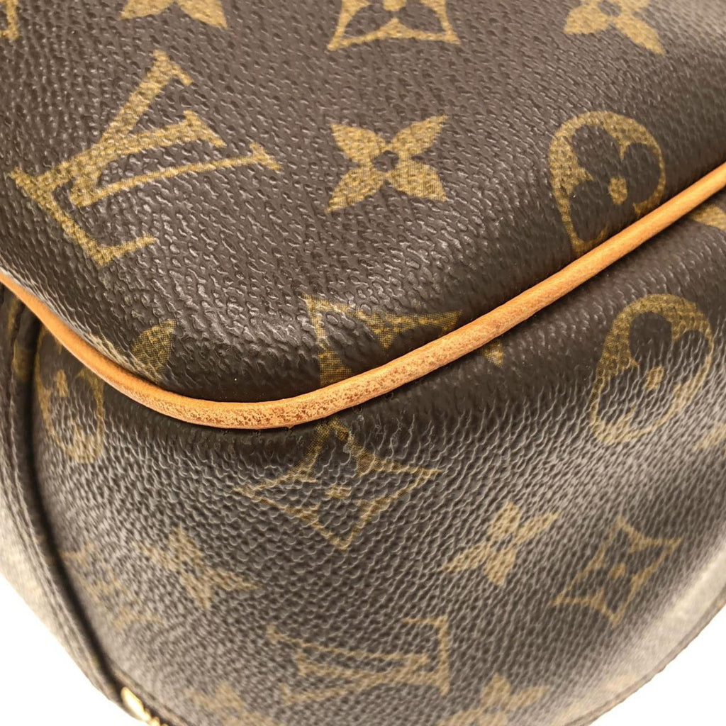 Louis Vuitton Marron Coated Canvas Handbag