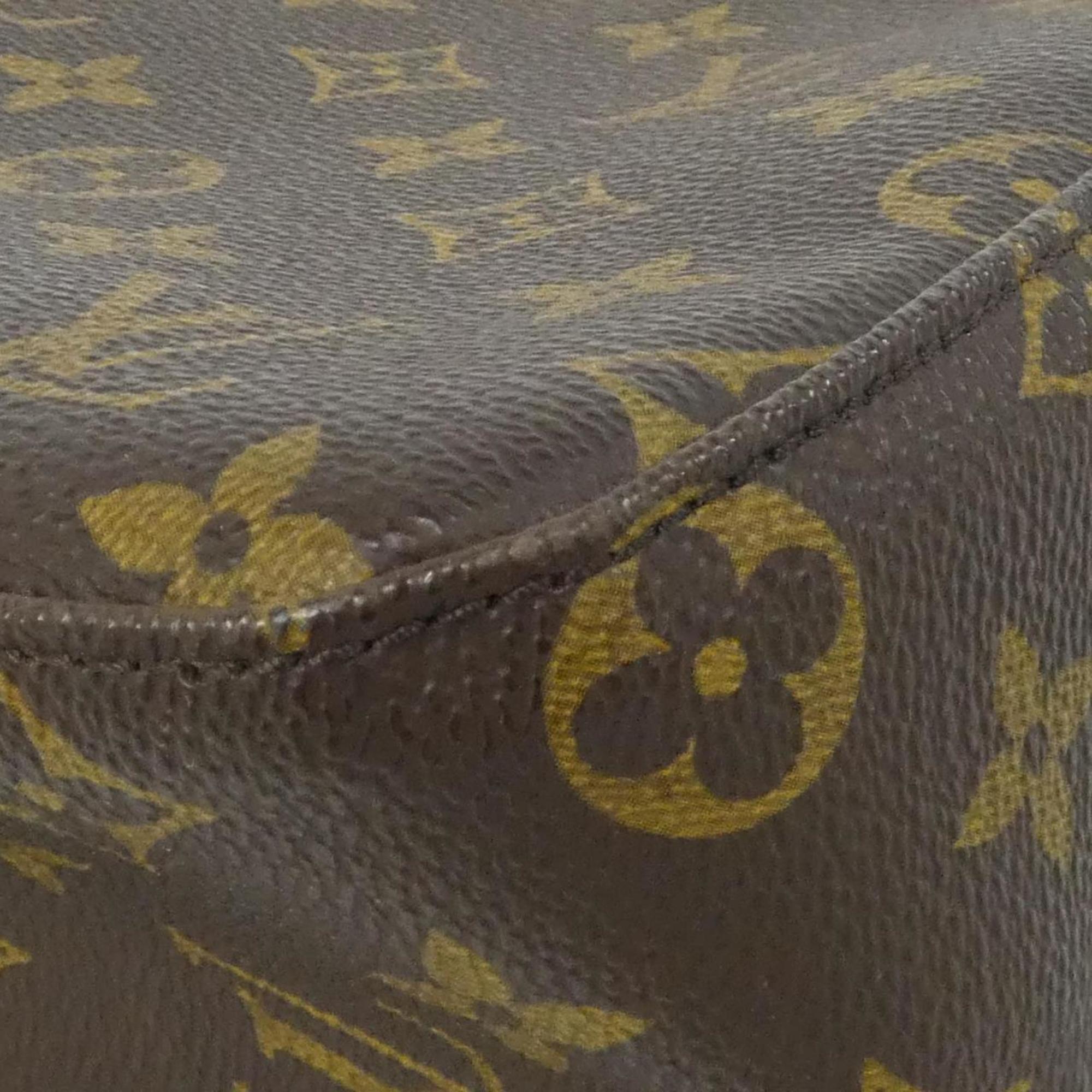 Louis Vuitton Brown Coated Canvas Shoulder Bag