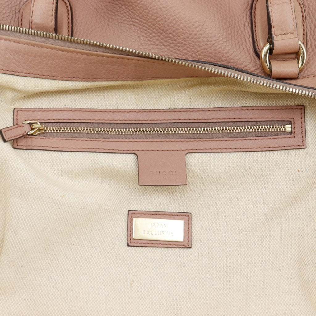 Gucci Soho Pink Leather Tote Bag (Pre-Owned)
