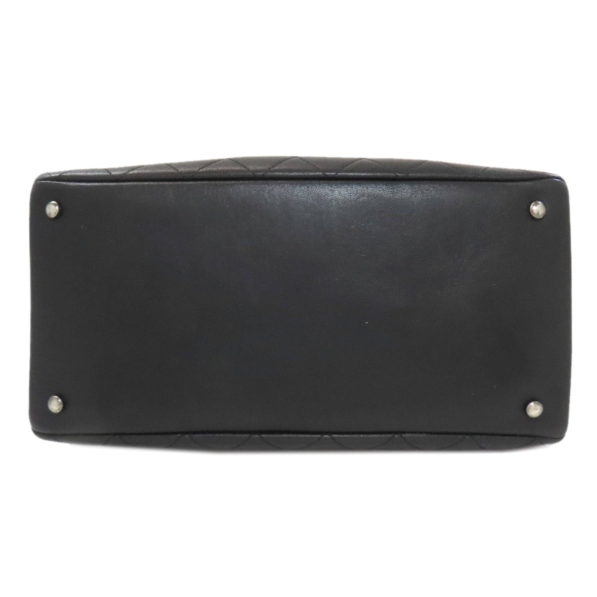 Chanel Black Leather Tote Bag