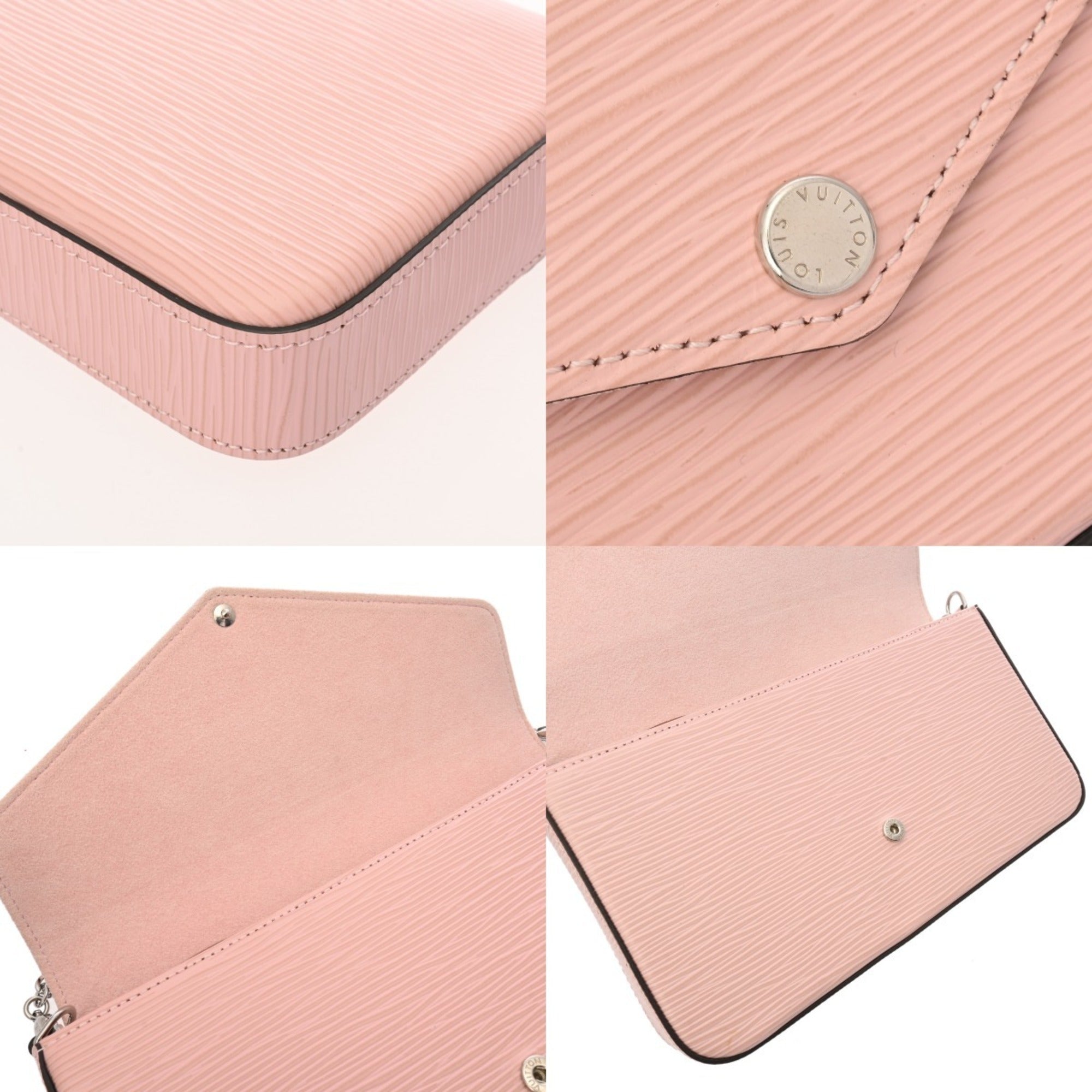 Louis Vuitton Rose Ballerine Leather Shoulder Bag
