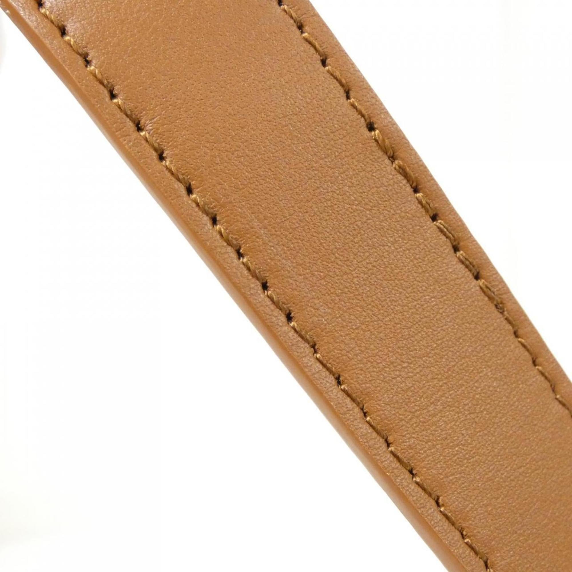 Louis Vuitton Brown Natural Rattan Leather Handbag