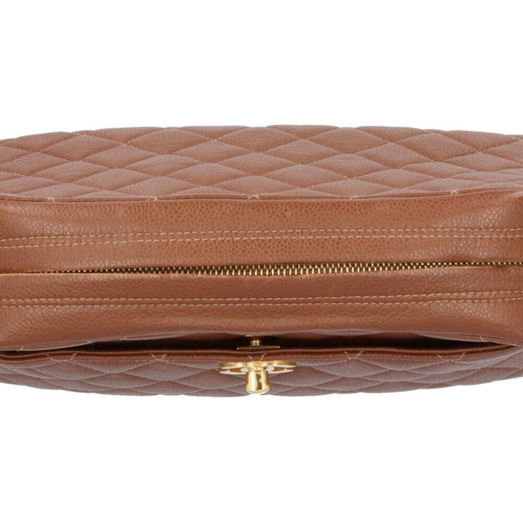Chanel Brown Leather Shoulder Bag