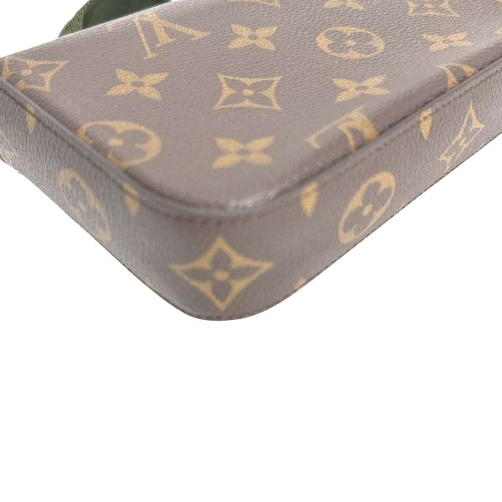 Louis Vuitton Brown Monogram Canvas Pochette Shoulder Bag