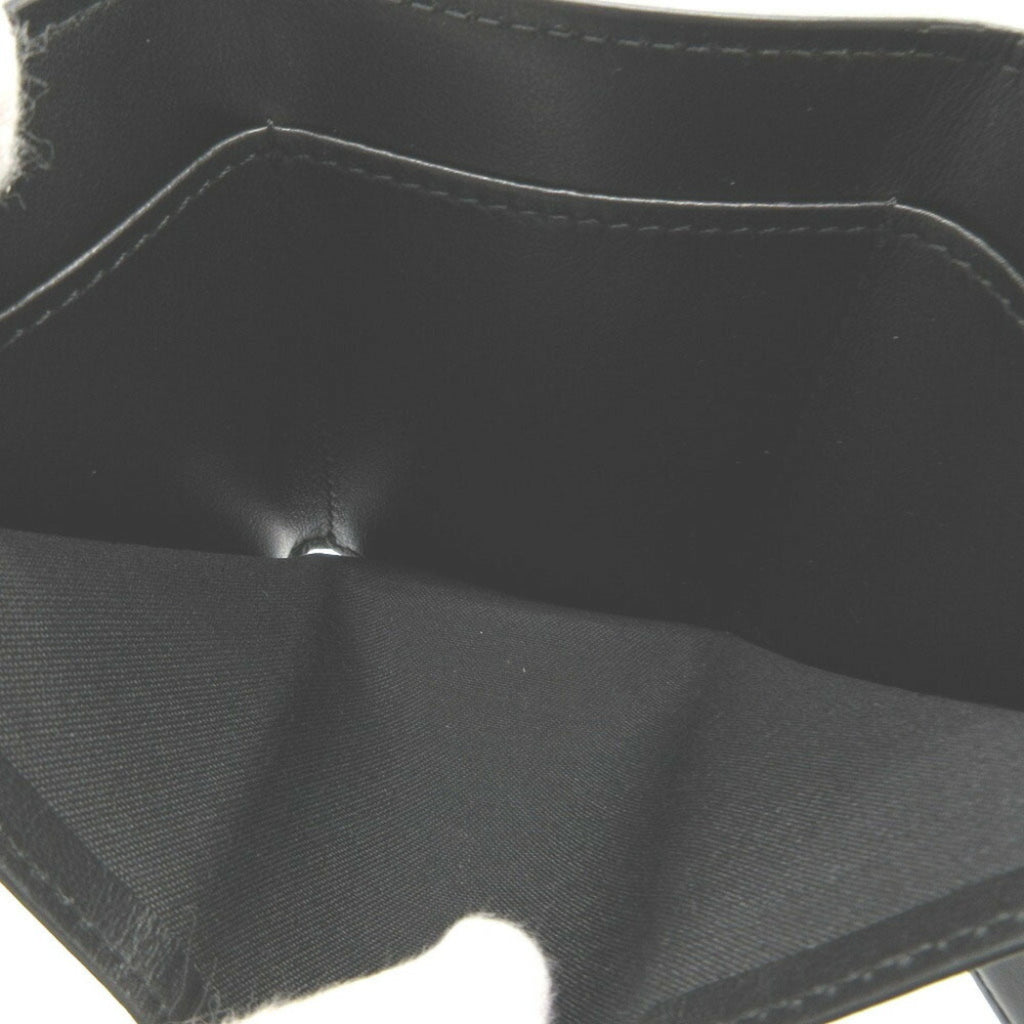 Fendi Black Leather Wallet (Tri-Fold)