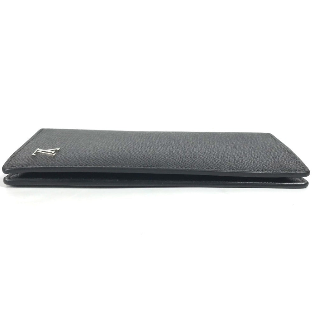 Louis Vuitton Taiga Ardoise Black Taiga Leather Long Wallet
