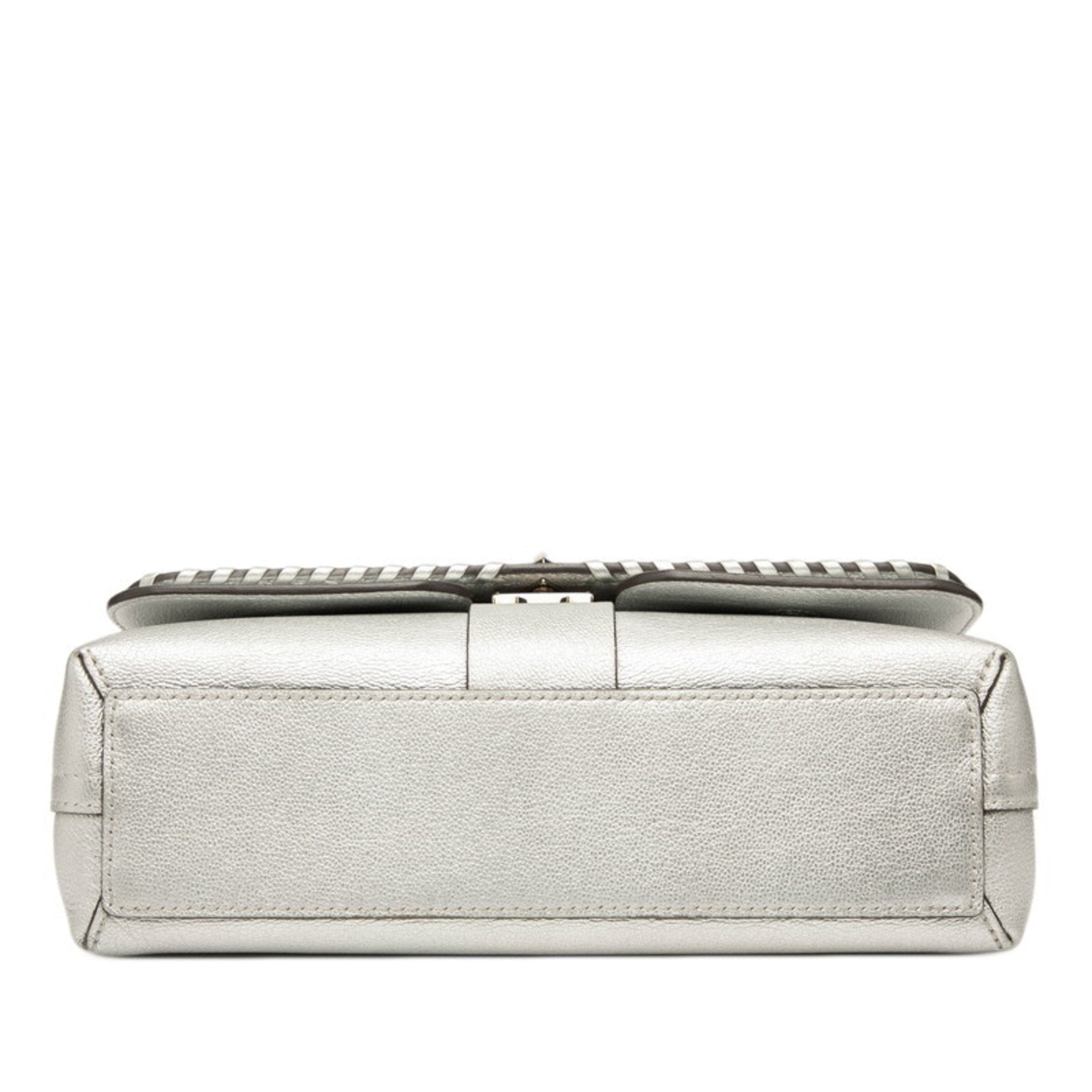 Louis Vuitton Argent Silver Leather Shoulder Bag
