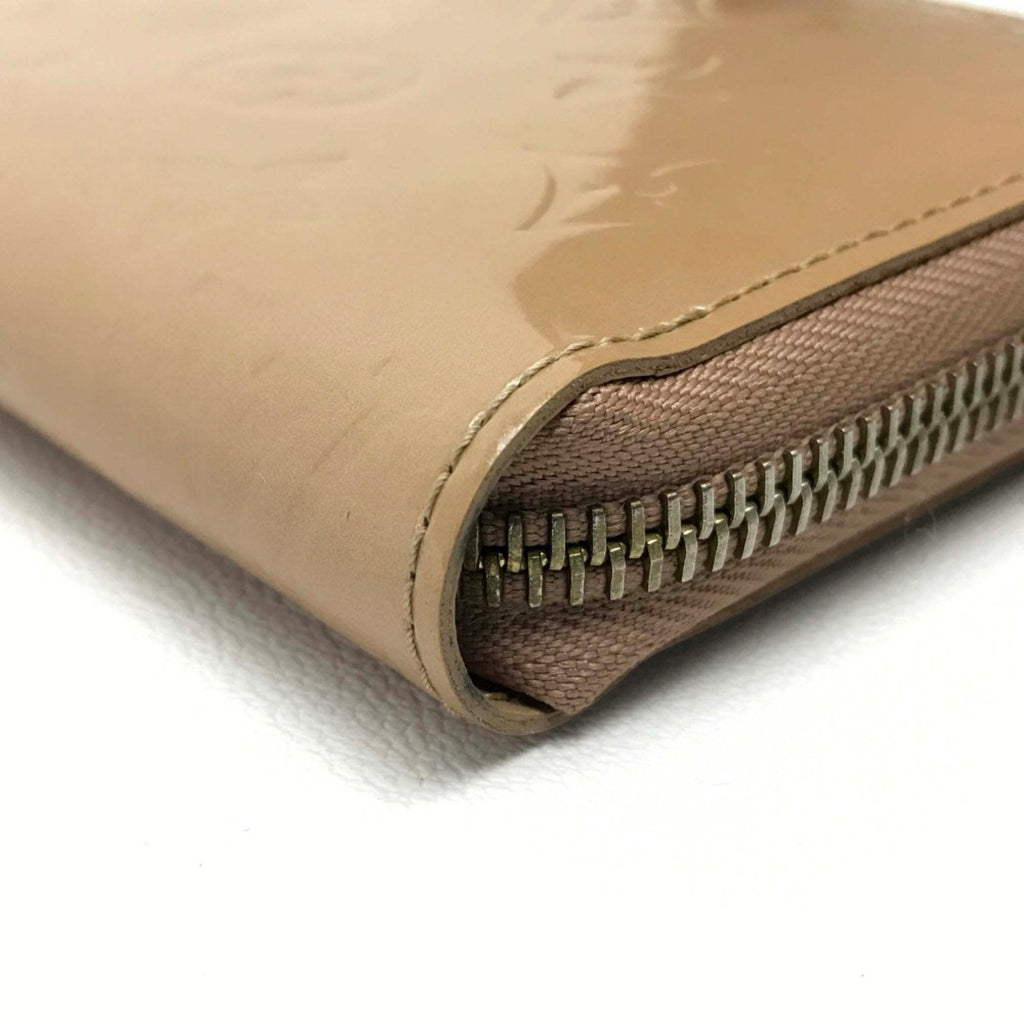 Louis Vuitton Beige Leather Long Wallet