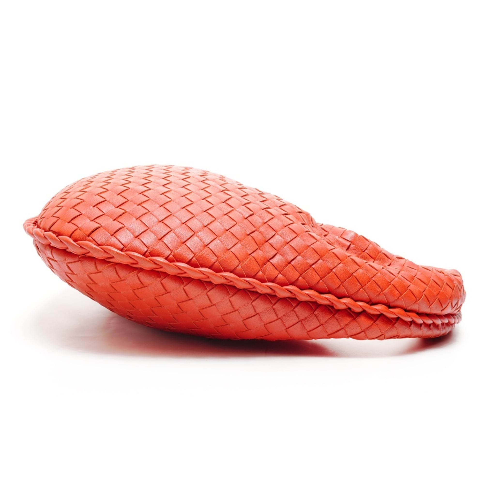 Bottega Veneta Red Color Intrecciato Handbag