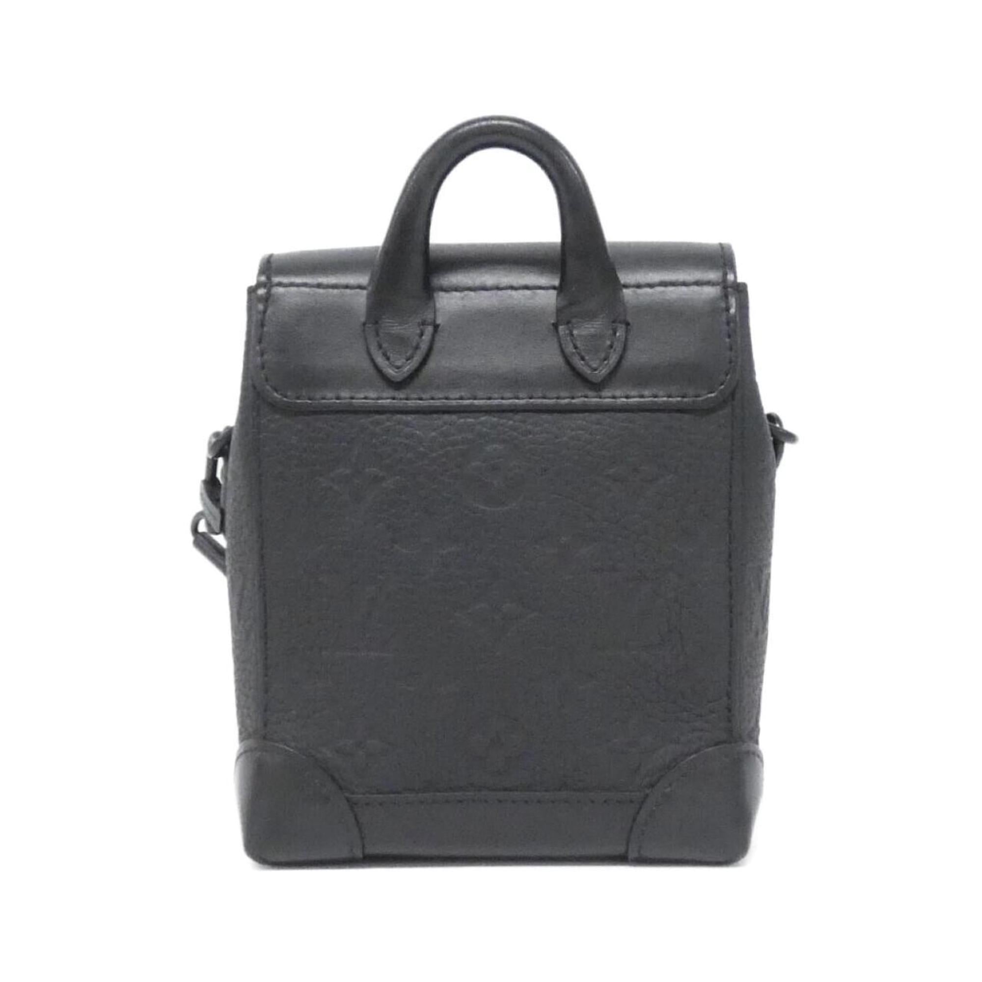 Louis Vuitton Black Leather Shoulder Bag