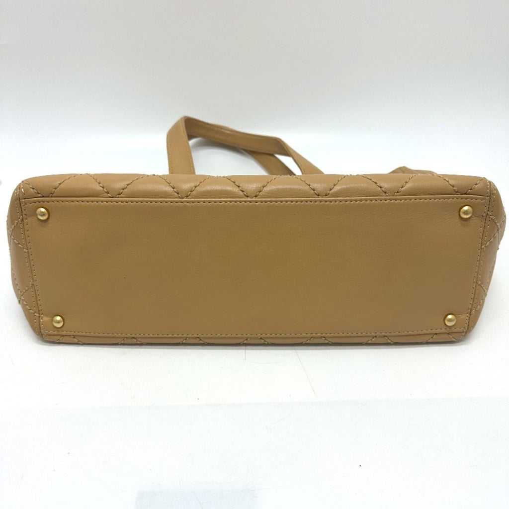 Chanel Beige Leather Tote Bag