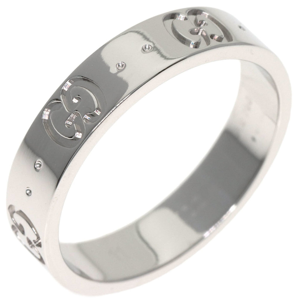 Gucci Icon White Gold (18K) Band Ring (Pre-Owned)