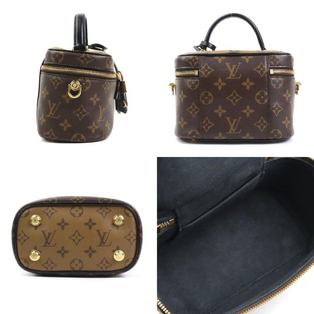 Louis Vuitton Brown Monogram Reverse Shoulder Bag Vanity Bag