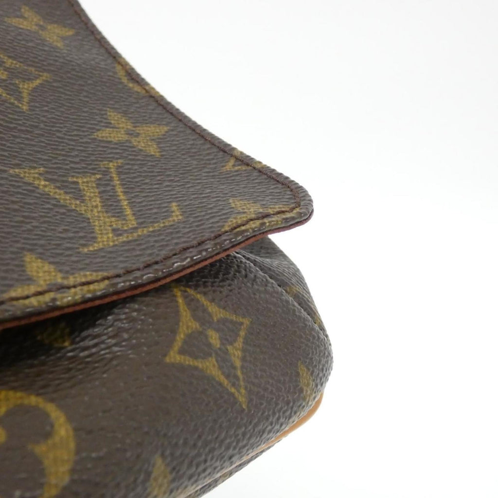 Louis Vuitton Marron Coated Canvas Shoulder Bag