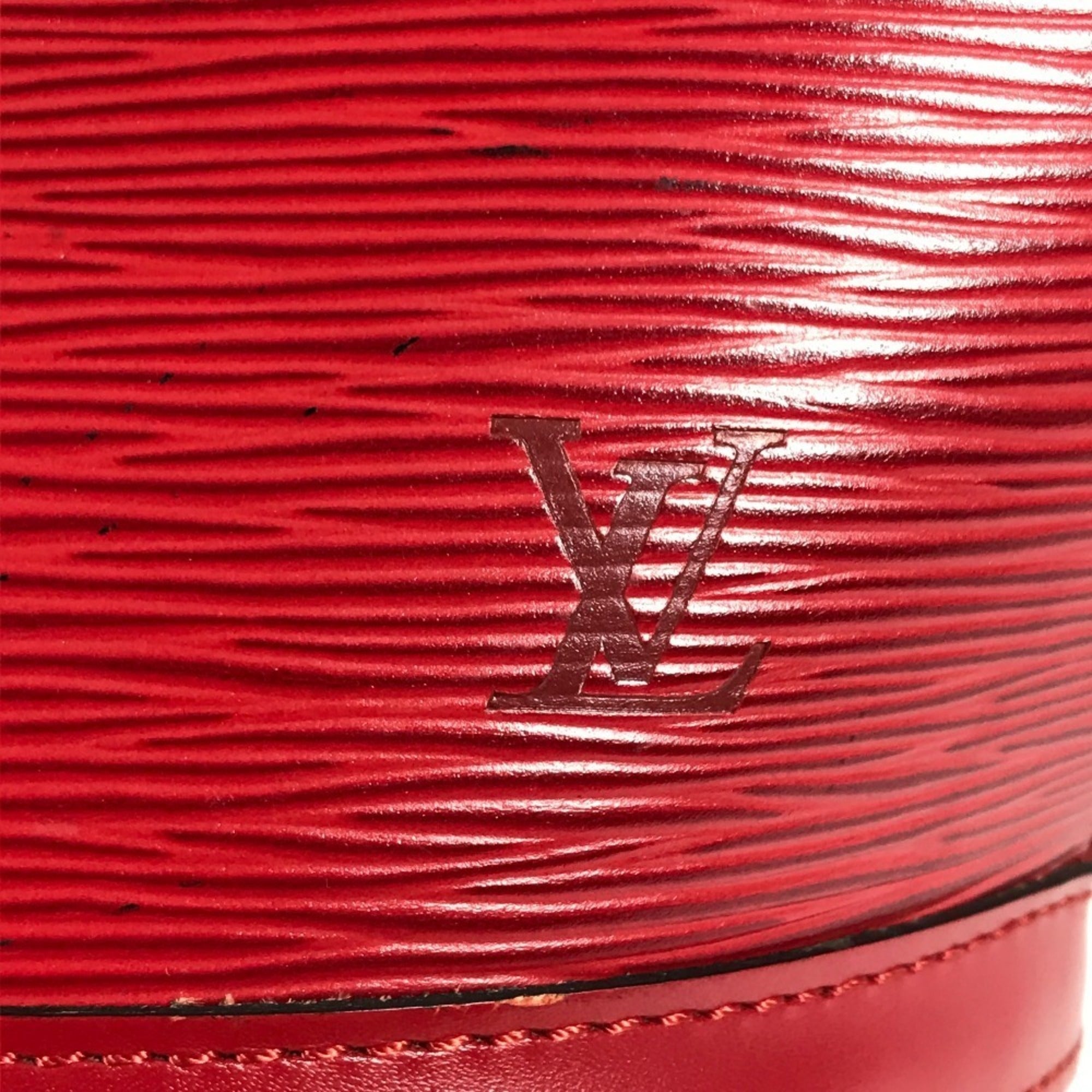 Louis Vuitton Castilian Red Red Color Epi Leather Shoulder Bag