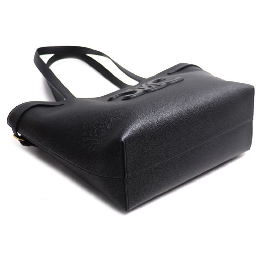 Celine Black Leather Tote Bag