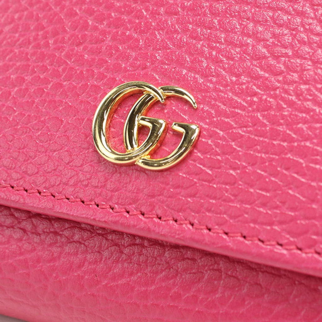Gucci Pink Leather Wallet (Bi-Fold) (Pre-Owned)