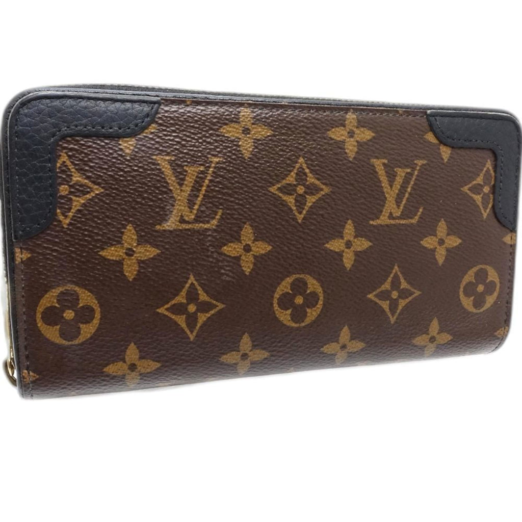 Louis Vuitton Monogram Brown Monogram Noir Monogram Leather Long Wallet
