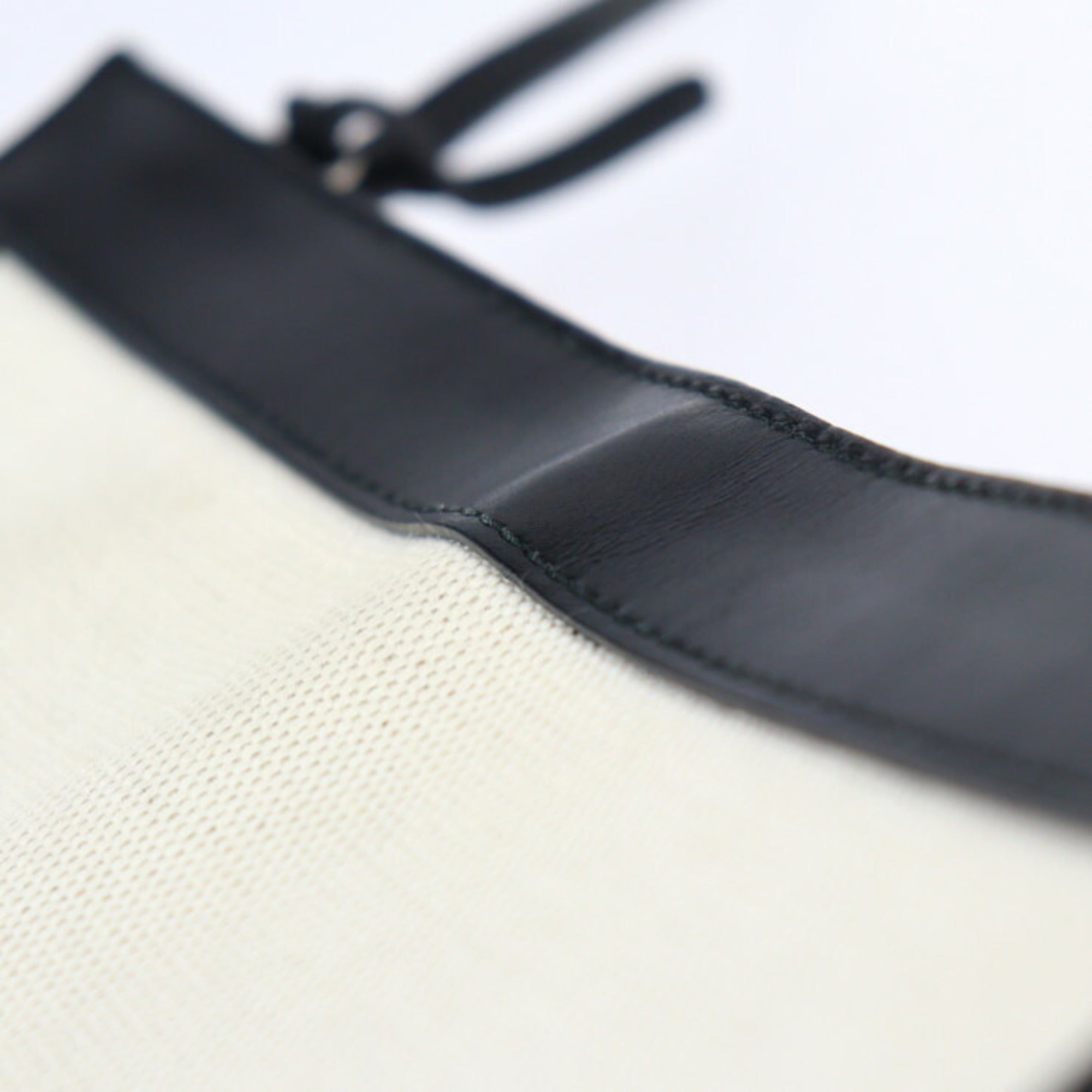 Balenciaga Black Canvas Leather Clutch