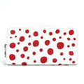 Louis Vuitton Red Color Rouge White Epi Leather Coin Purse/Coin Case