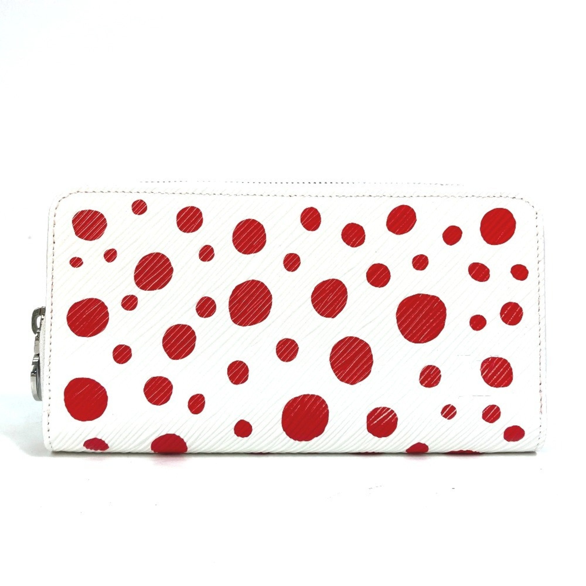Louis Vuitton Red Color Rouge White Epi Leather Coin Purse/Coin Case