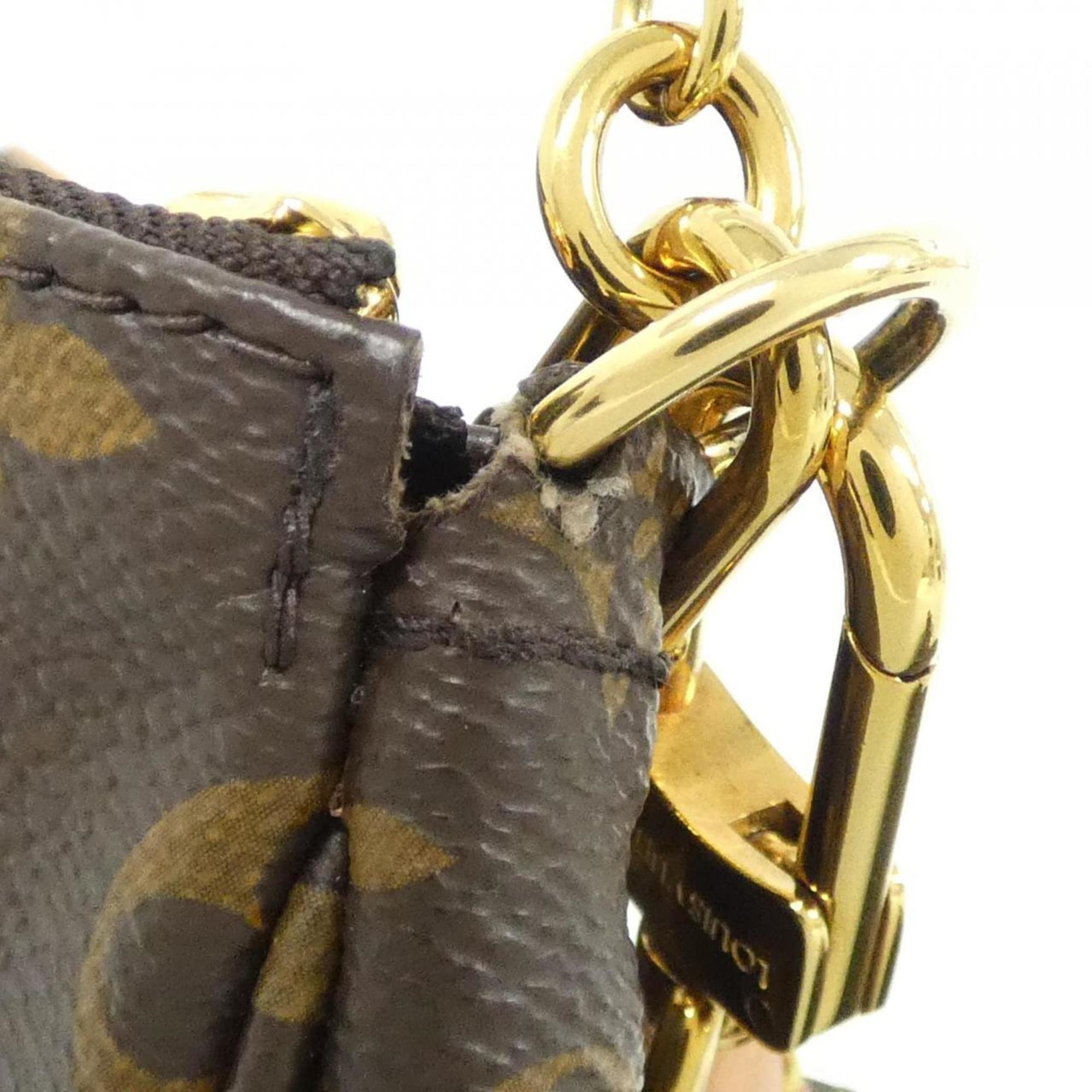 Louis Vuitton Monogram Khaki Marron Monogram Monogram Pochette Pouch Shoulder Bag