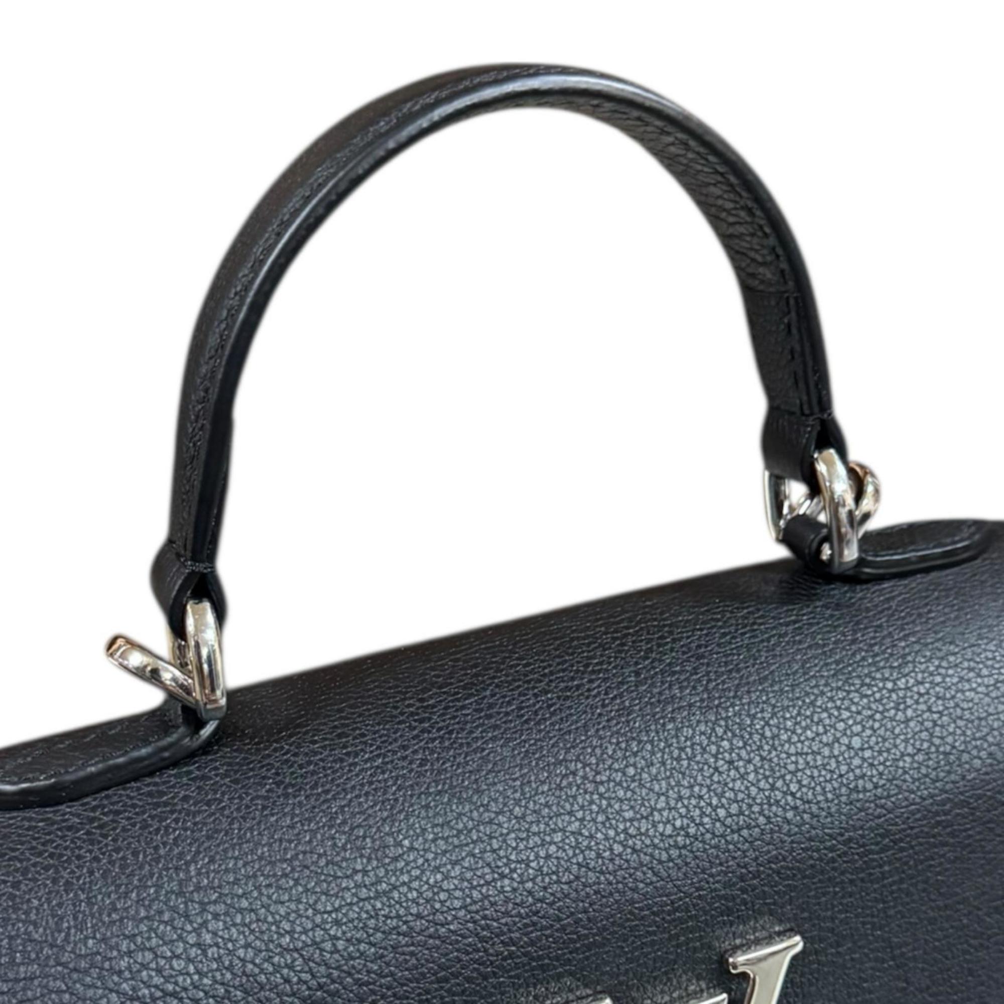 Louis Vuitton Black Noir Leather Shoulder Bag