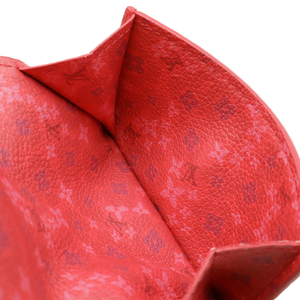 Louis Vuitton Fuchsia Fuchsia Pink Leather Wallet (Tri-Fold)