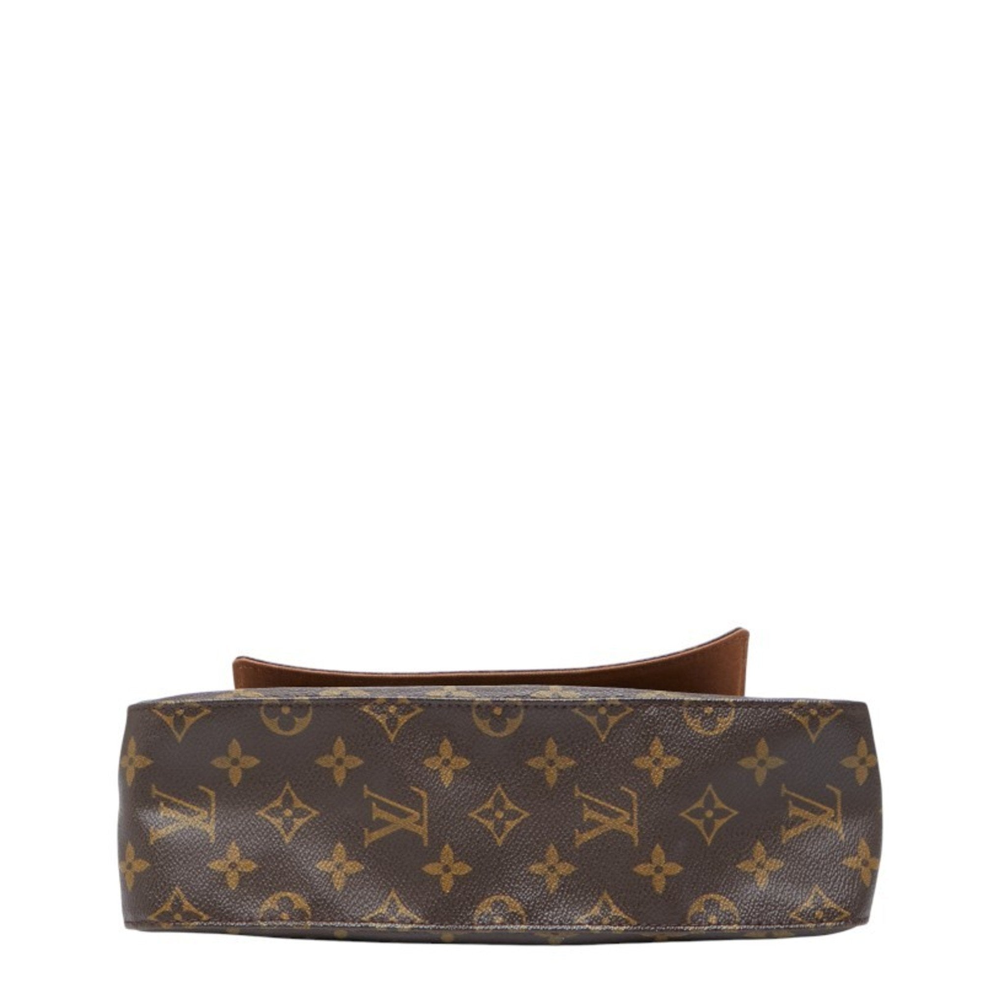 Louis Vuitton Brown Pvc Leather Handbag Shoulder Bag