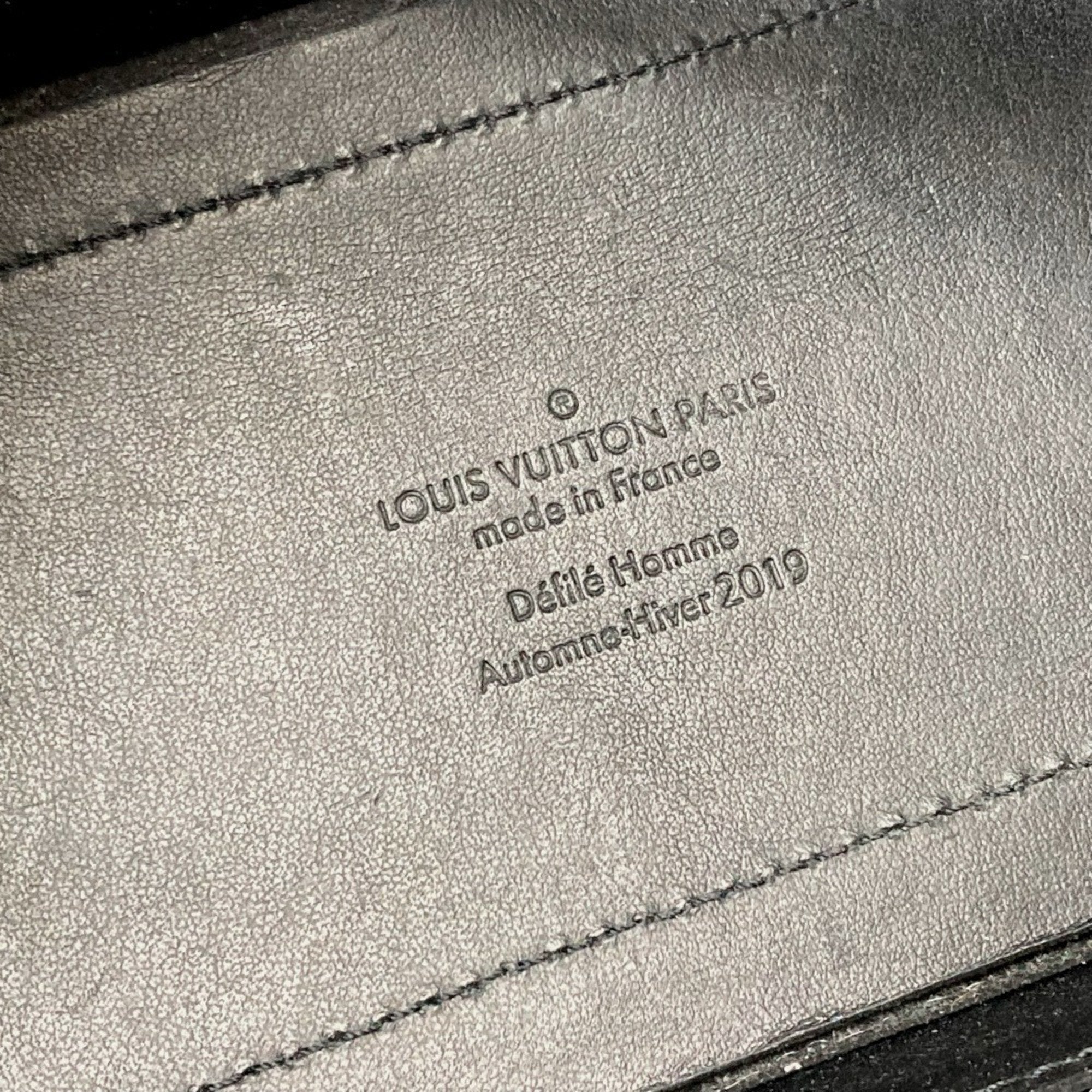 Louis Vuitton Black Mesh Leather Shoulder Bag